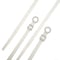 Us Cable Ties Cable Tie, 15 in L, 4 in Max Bundle Dia., Natural, Nylon 6/6, 50 lb Strength, 100 PK SMH15N100 - alternate 1